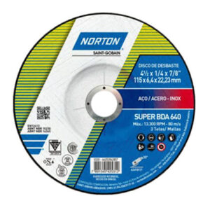 Disco de desbaste Norton para metal de 4 1/2″x1/4″x7/8″